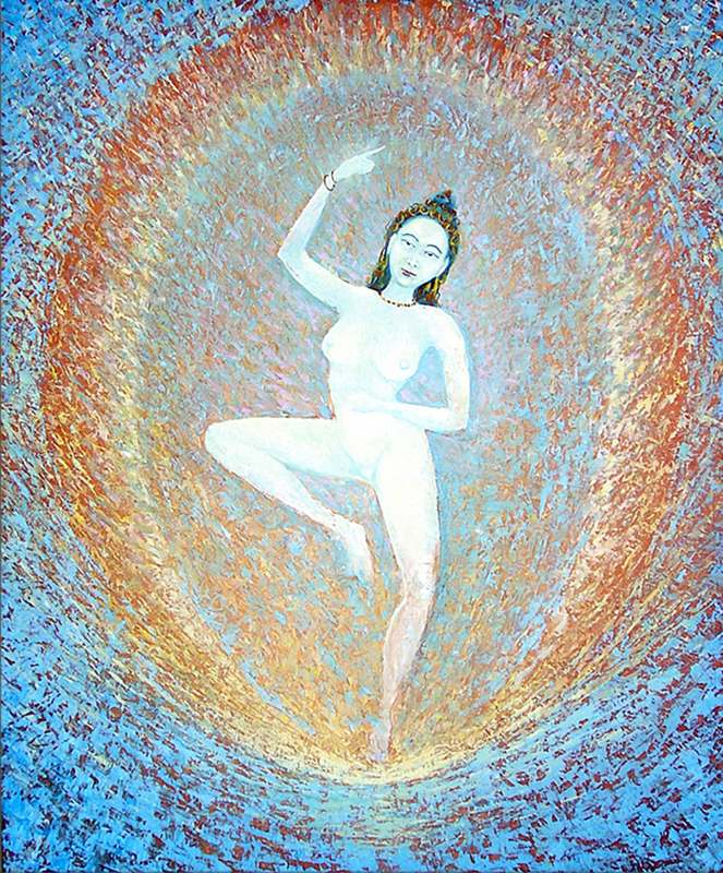 A LADY OF ICE (WHITE VADJRAYOGINI)