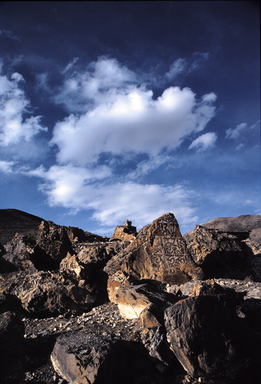 MANI STONES ON A WAY TO THE SKY (UPPER DOLPO)