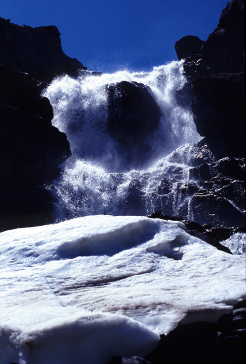 WATERFALL NEAR JUUKUCHAK PASS