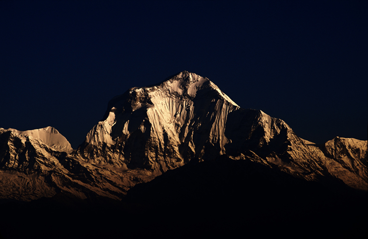 DHAULAGIRI IN MOONLIGHT